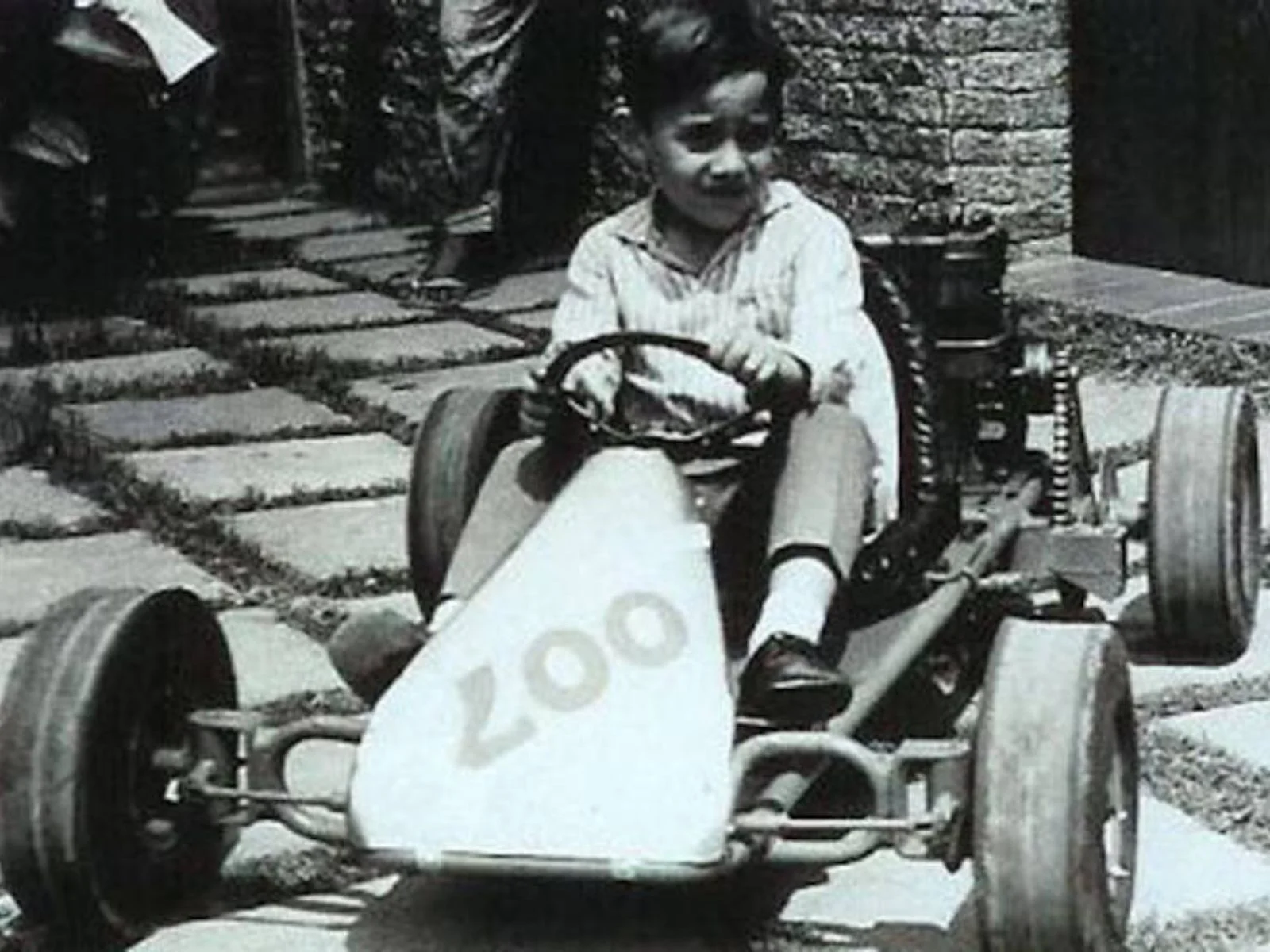Senna primeiro kart
